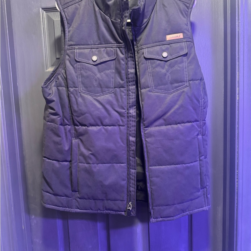 Ariat Black Quilted Vest